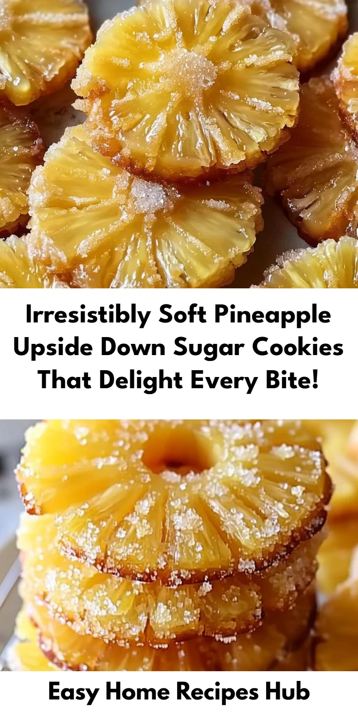 Pineapple Upside Down Sugar Cookies That Delight Every Bite