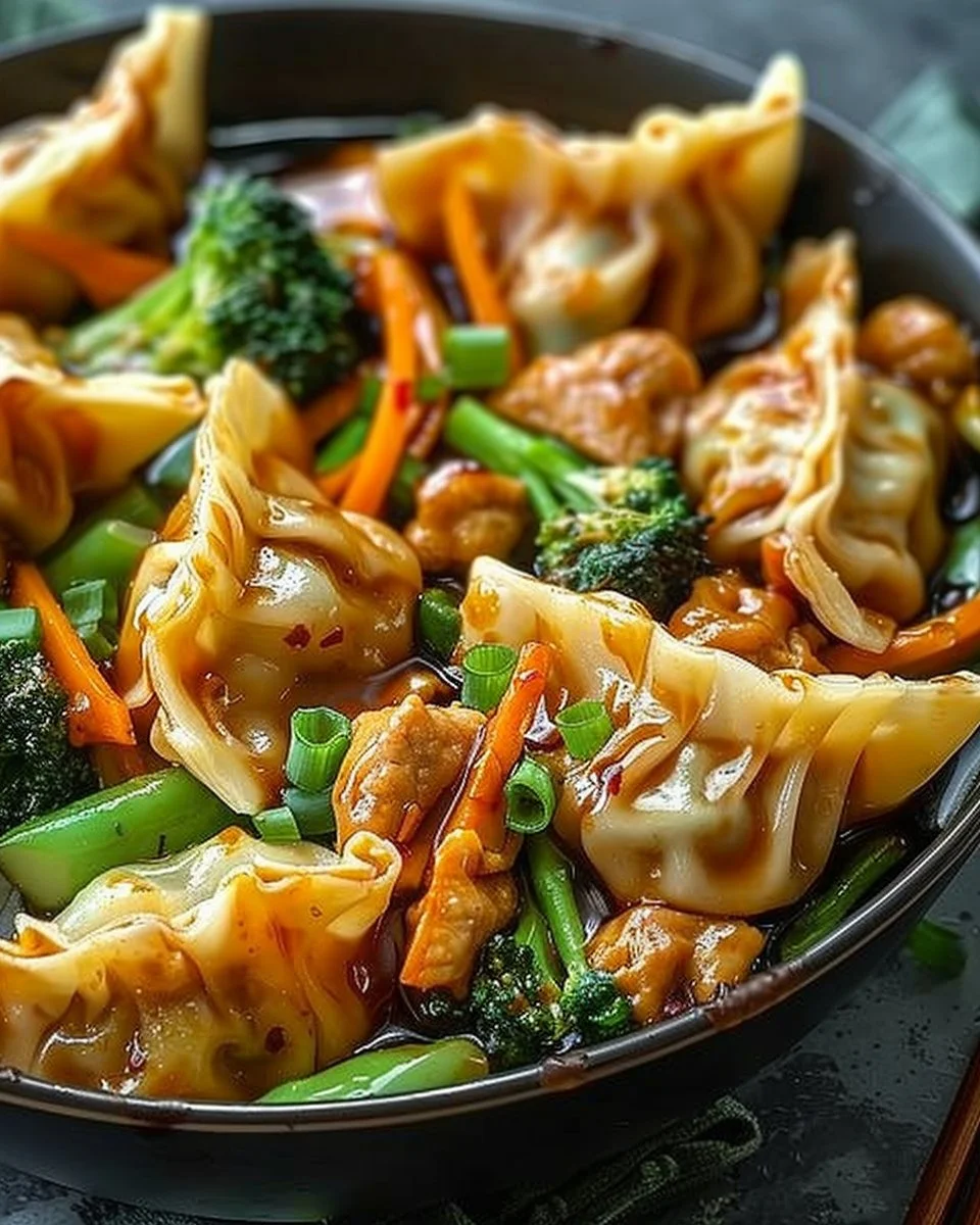 Easy Potsticker Stir Fry