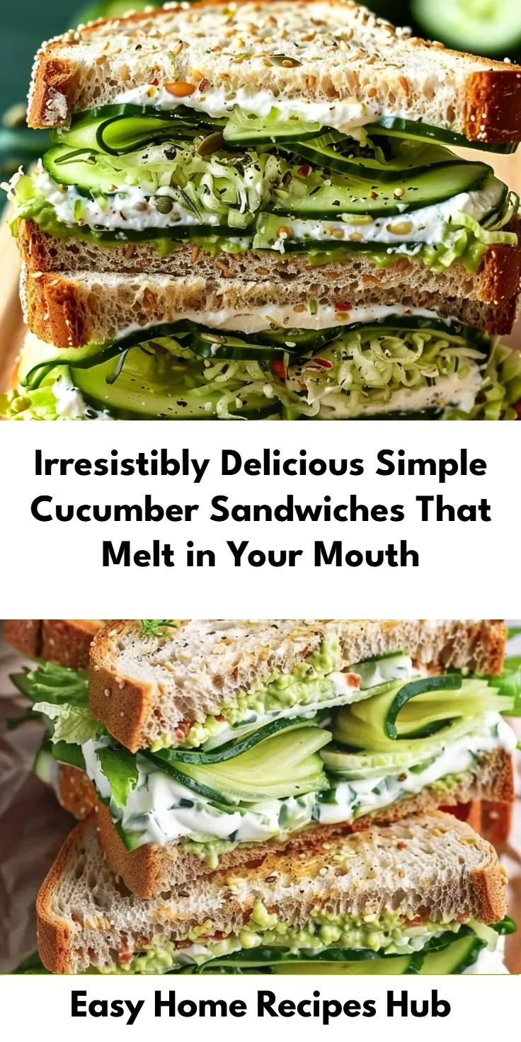 Simple Cucumber Sandwich