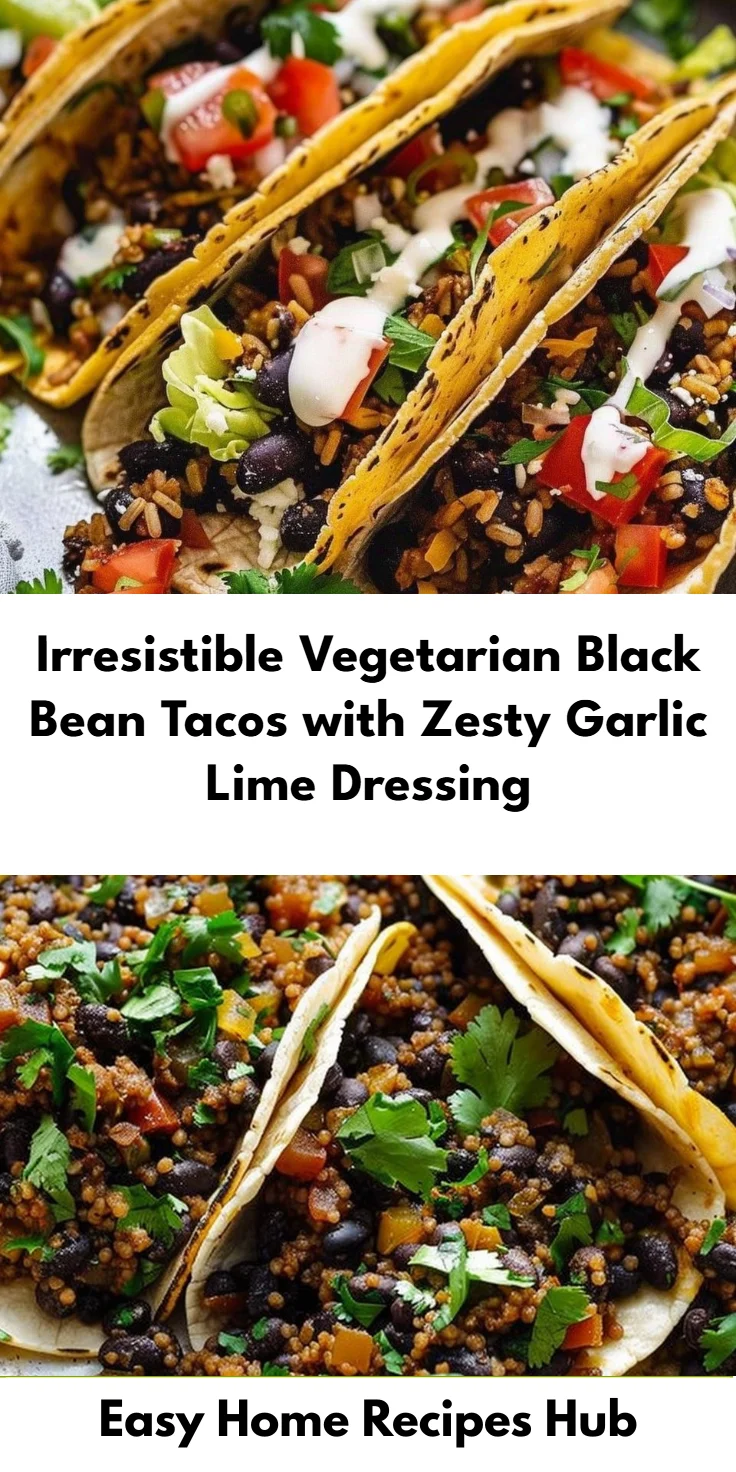 Vegetarian Black Bean Tacos Easy 15-Minute Weeknight Power Dinner