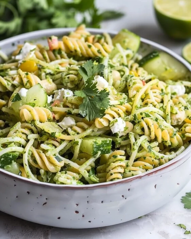 Lime Cilantro Pasta Salad Recipe