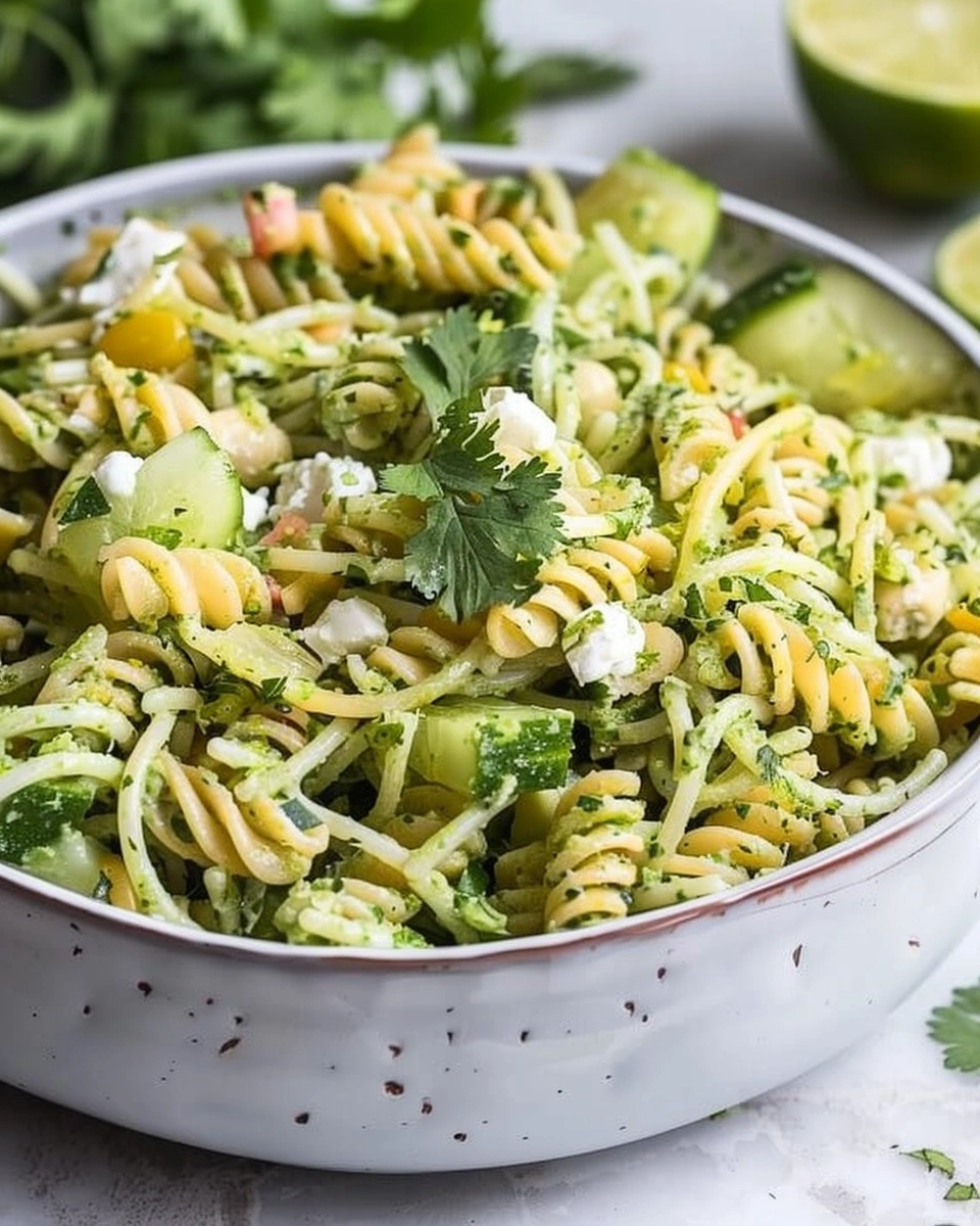 Lime Cilantro Pasta Salad Recipe