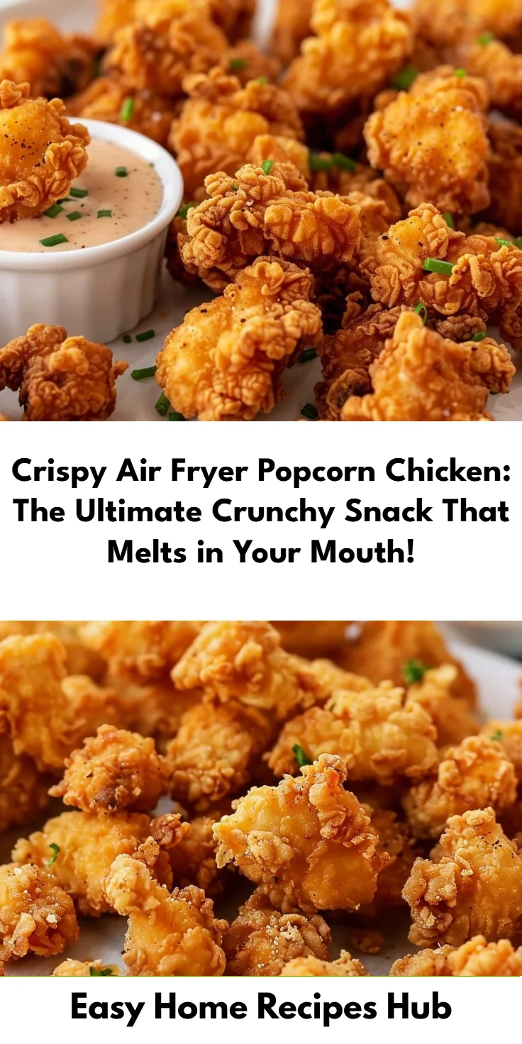 Air Fryer Popcorn Chicken Recipe