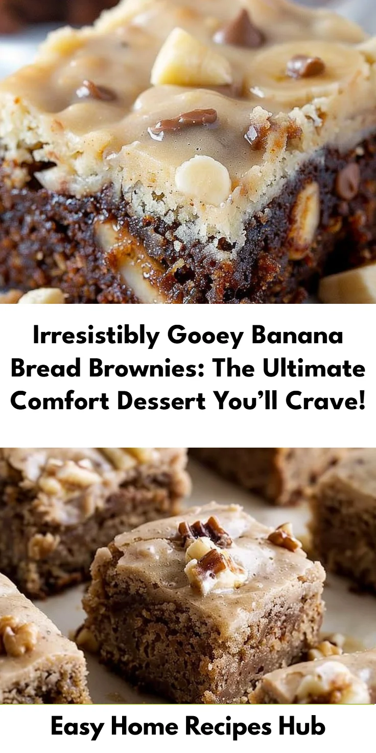 Banana Bread Brownies Recipe