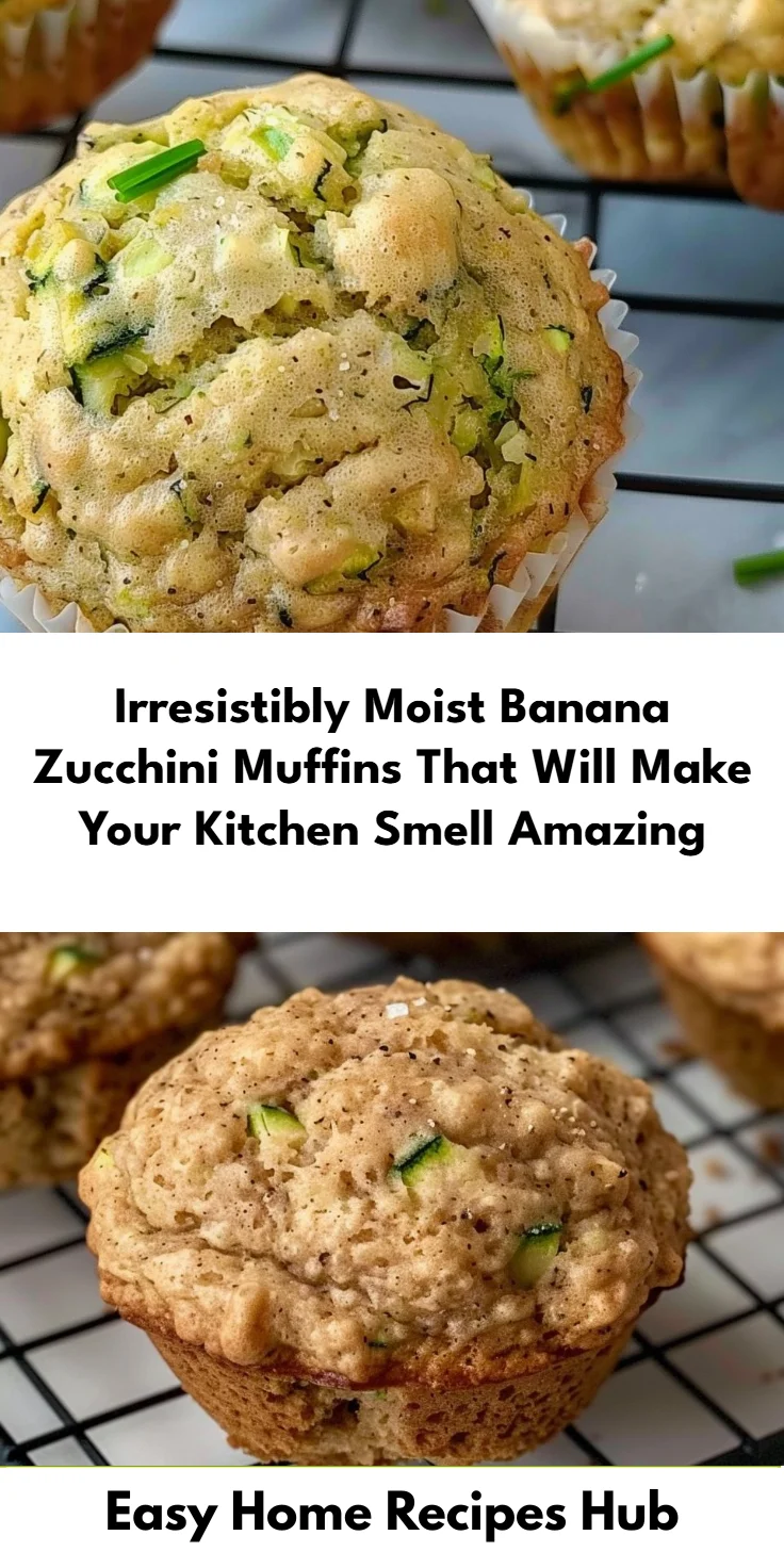 Banana Zucchini Muffins