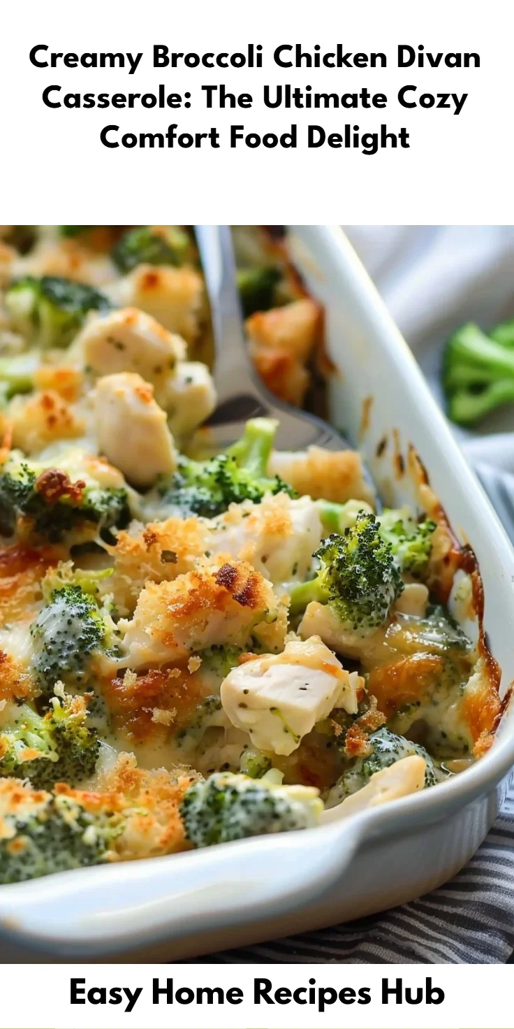 Broccoli Chicken Divan Casserole