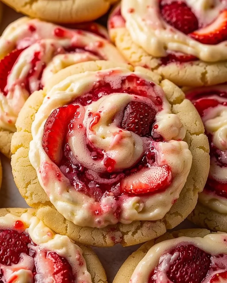 Strawberry Cheesecake Cookies