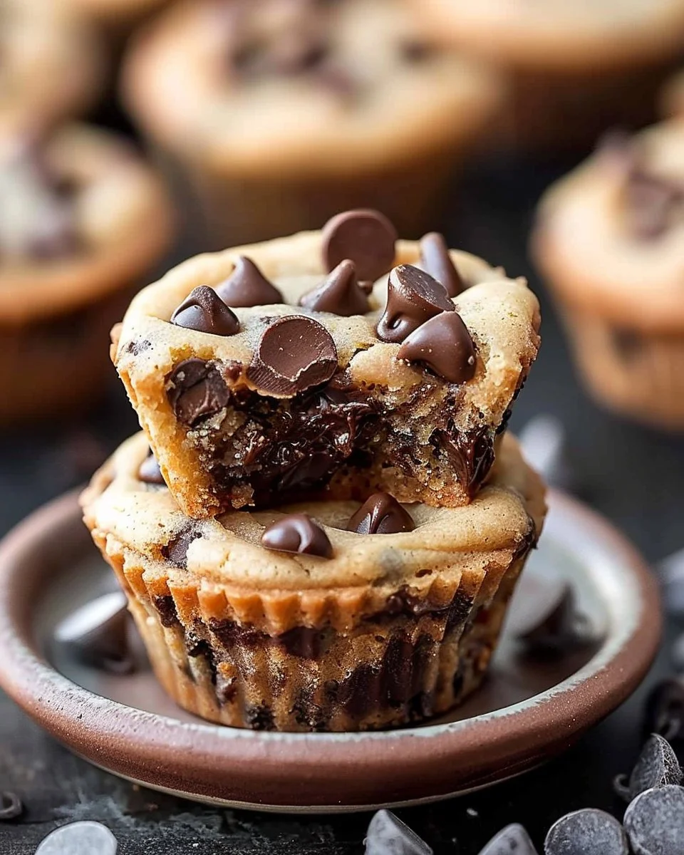 Chocolate Chip Cookie Cups