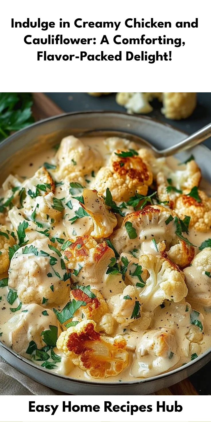 Creamy Chicken with Cauliflower