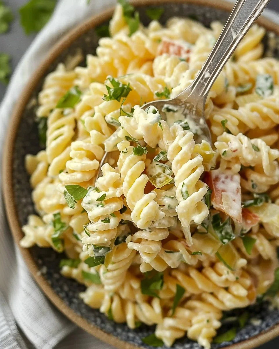 Creamy Lemon Parmesan Pasta Salad