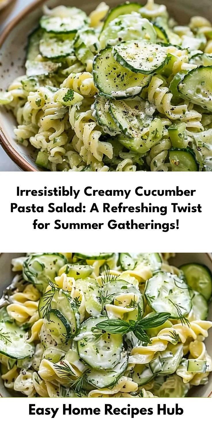Cucumber Pasta Salad Recipe