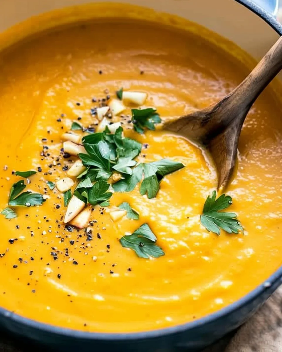 Cumin Roasted Root Vegetable Soup