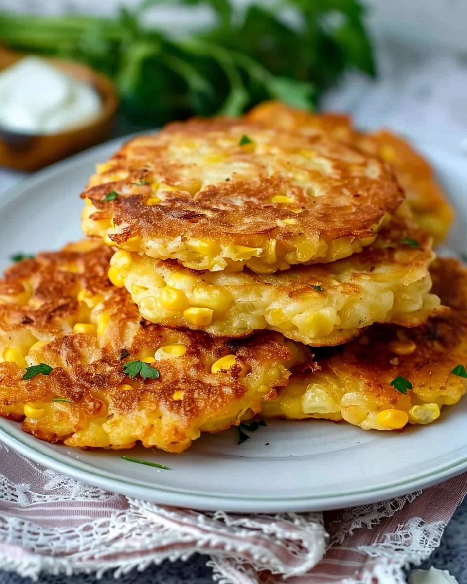 Easy classic corn fritters recipe with crispy texture and fresh corn