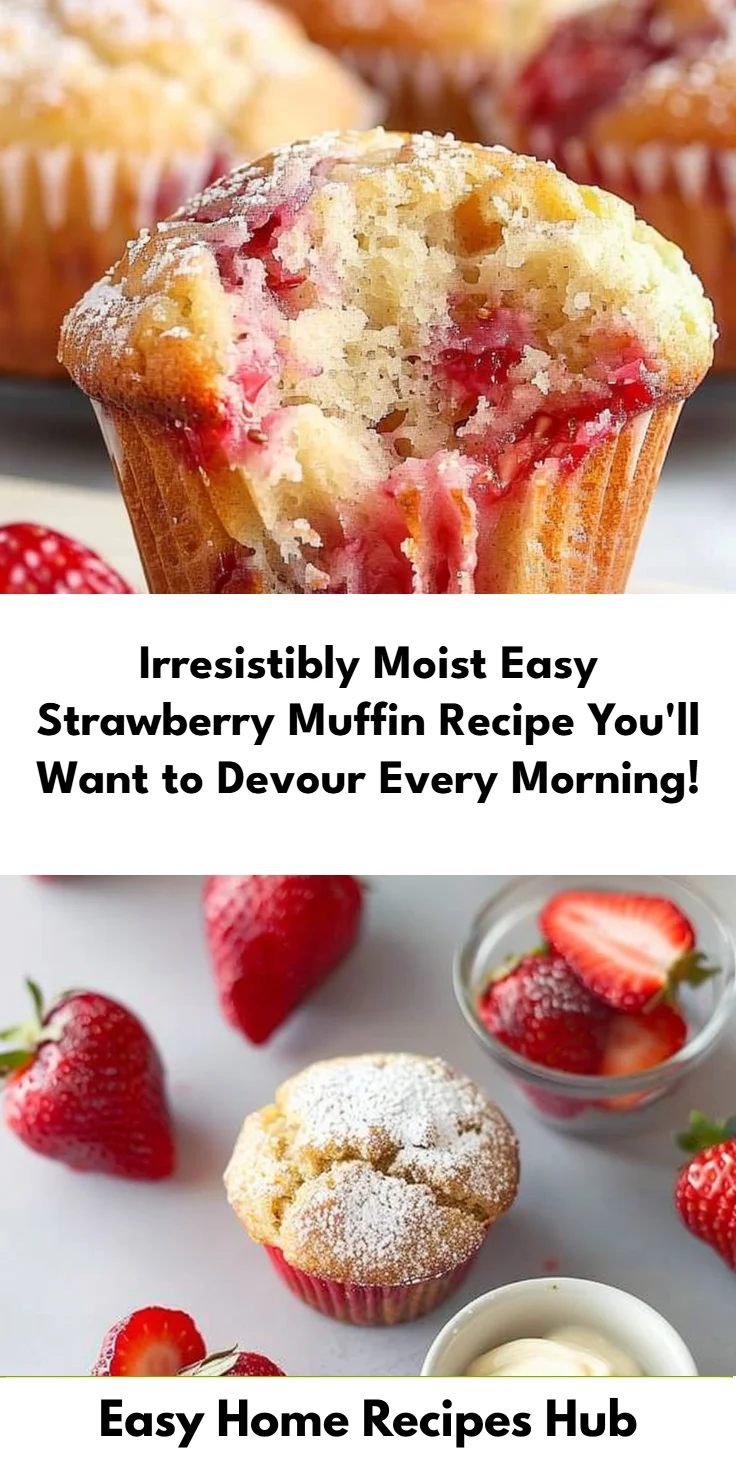 Easy Strawberry Muffin Recipe