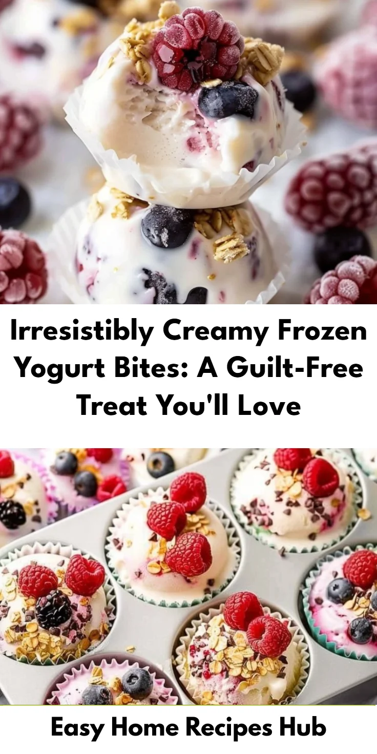 Frozen Yogurt Bites: Quick and Easy Snack