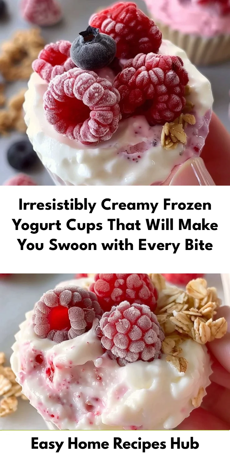 Frozen Yogurt Cups Recipe