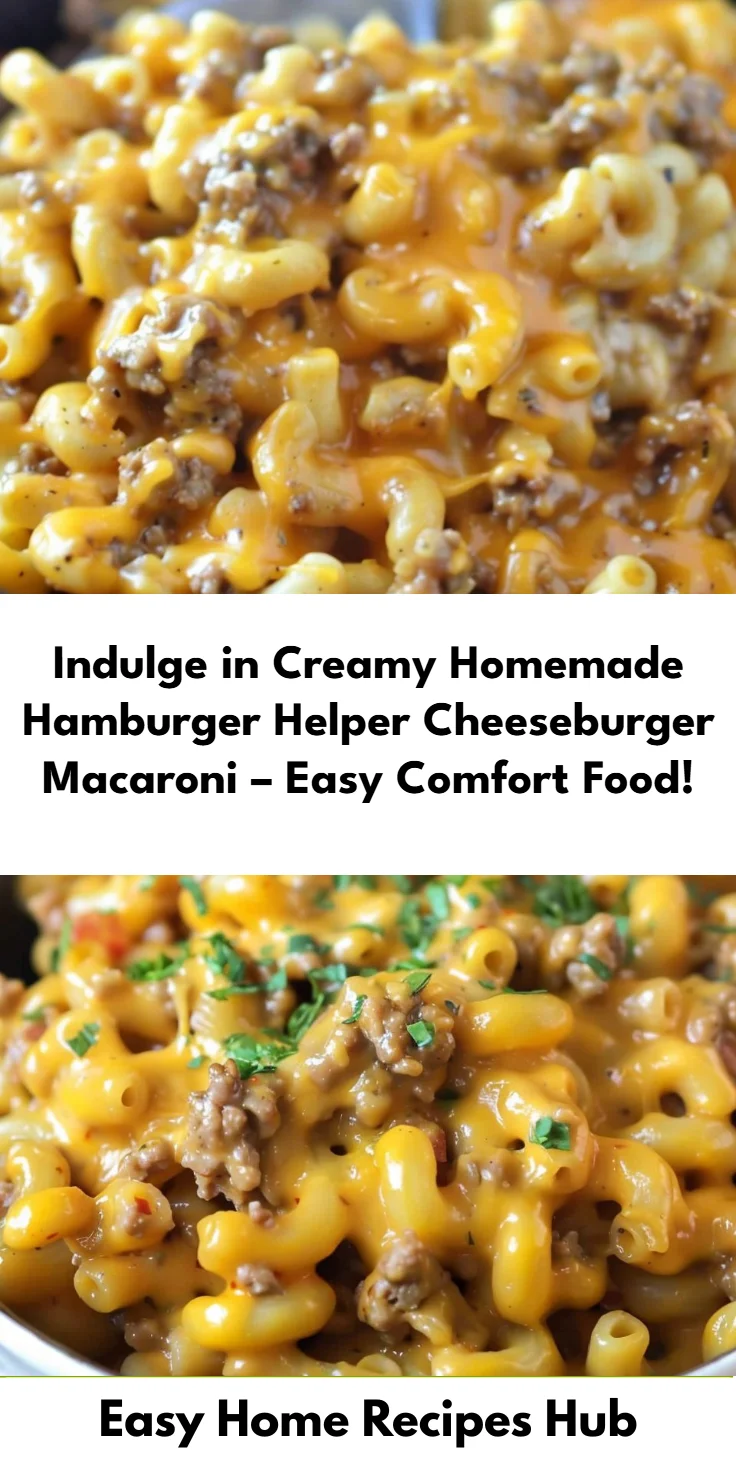 Homemade Cheeseburger Macaroni Recipe