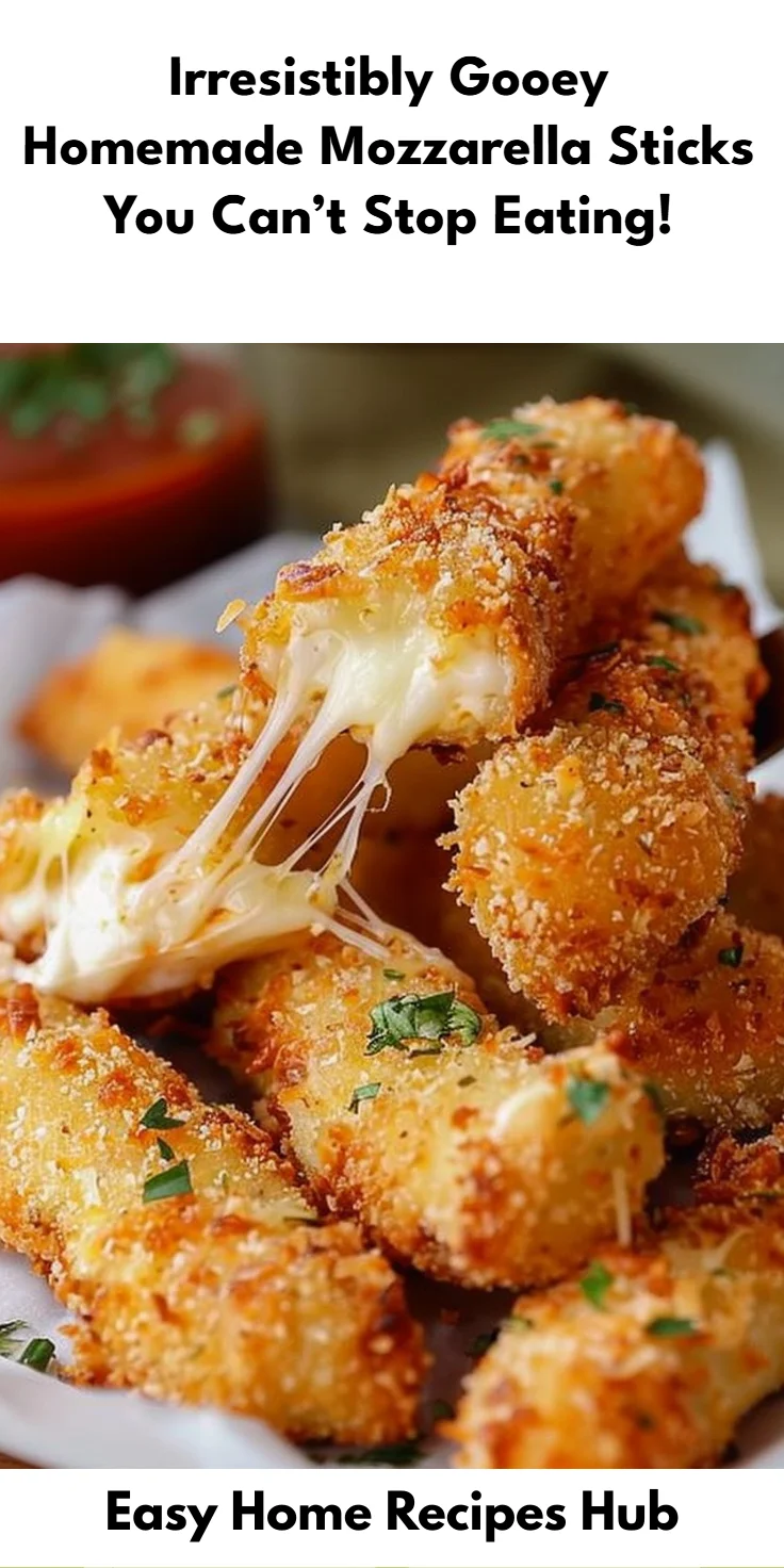 Homemade Mozzarella Sticks Recipe