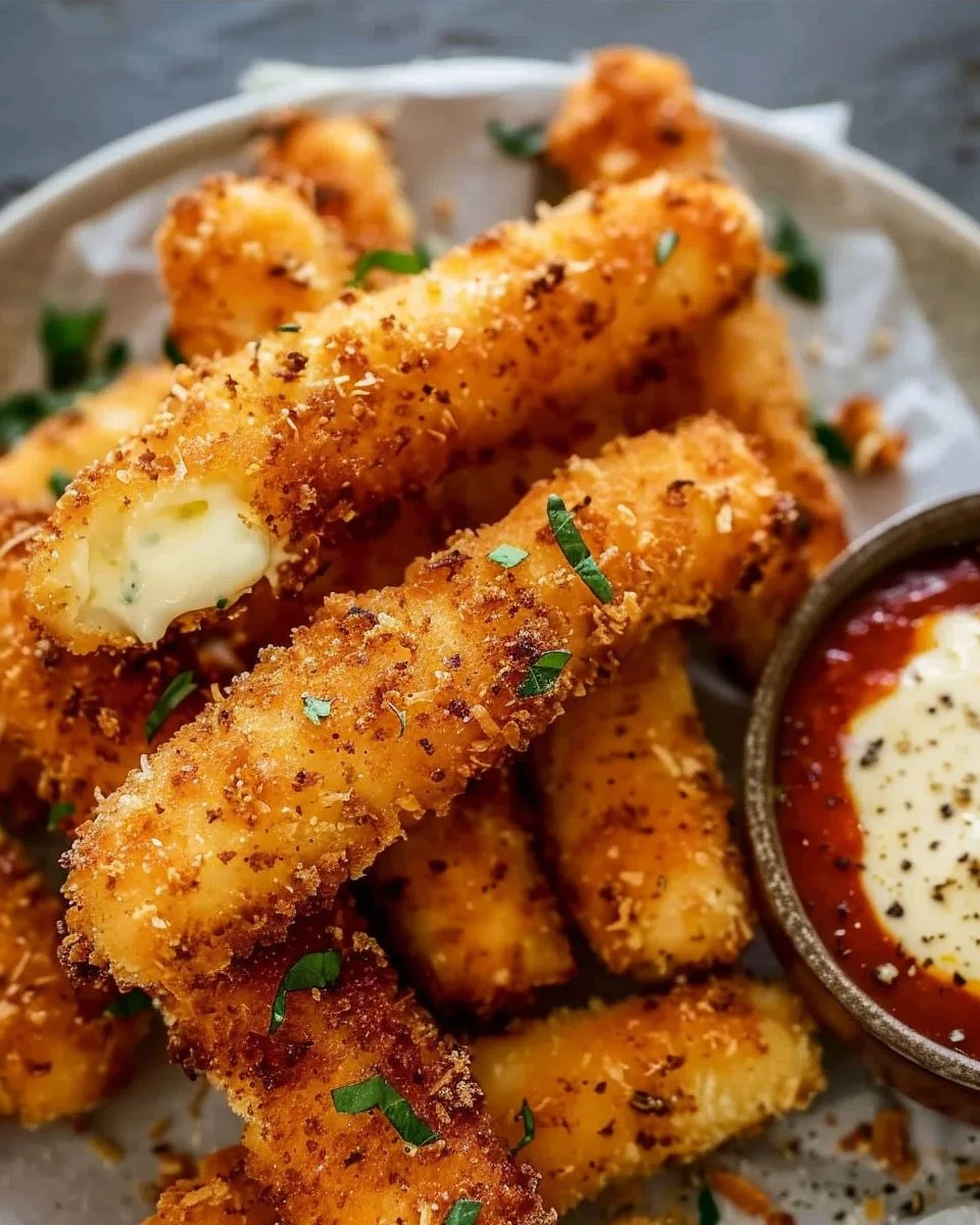 Homemade Mozzarella Sticks