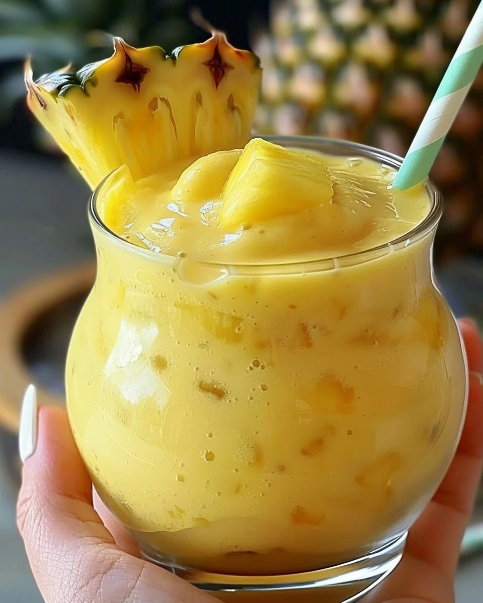 Homemade Pineapple Smoothie