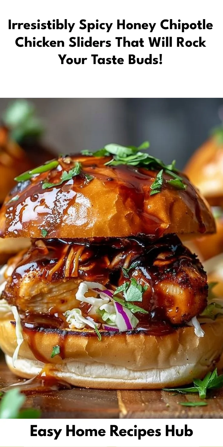 Honey-Glazed Chipotle Chicken Sliders