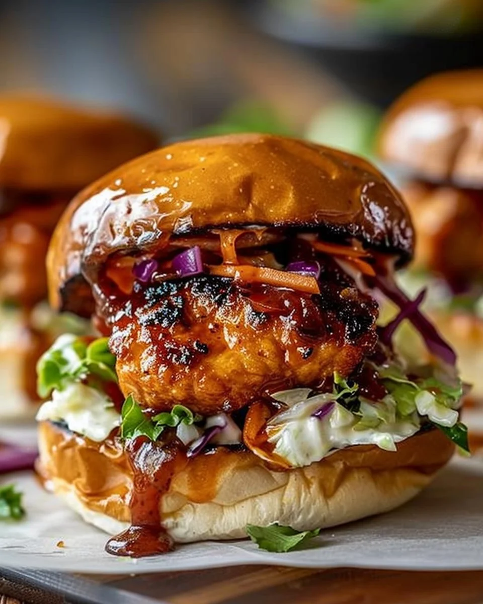 Honey Chipotle Chicken Sliders
