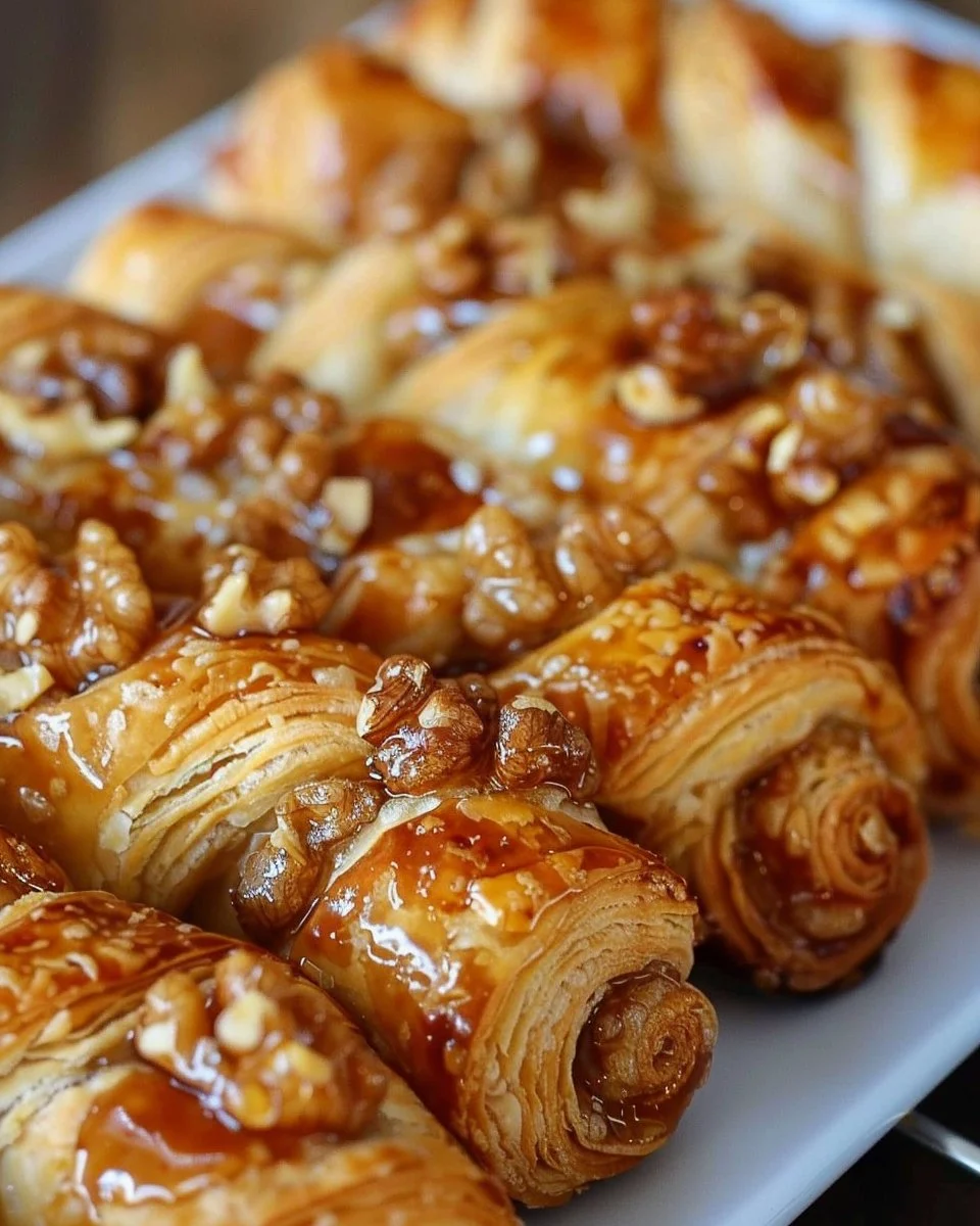 Honey Walnut Puff Pastry Twists
