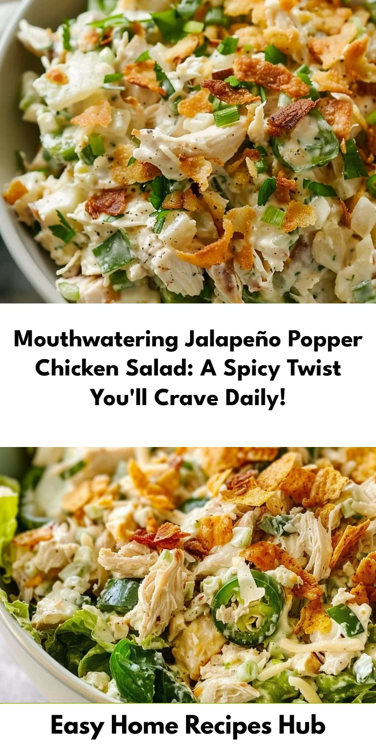 Jalapeño Popper Chicken Salad