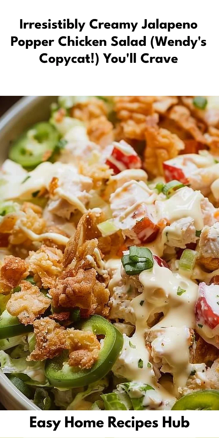 Jalapeno Popper Chicken Salad Copycat Recipe