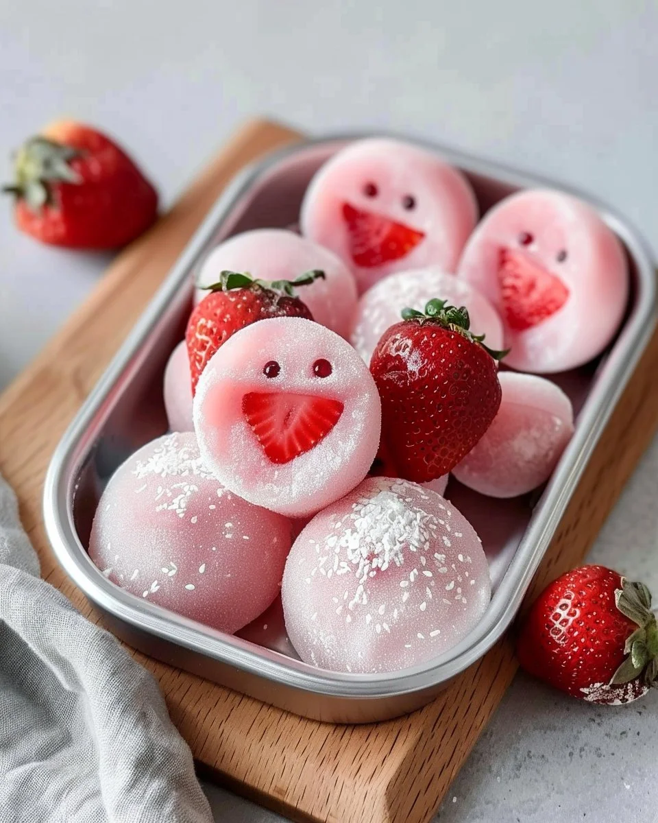 Kirby Strawberry Mochi