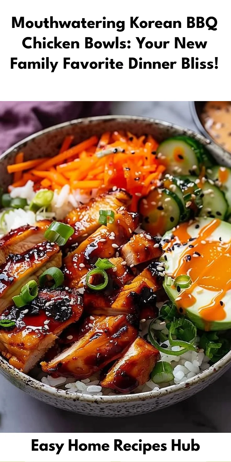 Korean BBQ Chicken Bowls: Your New Family Favorite Dinner!