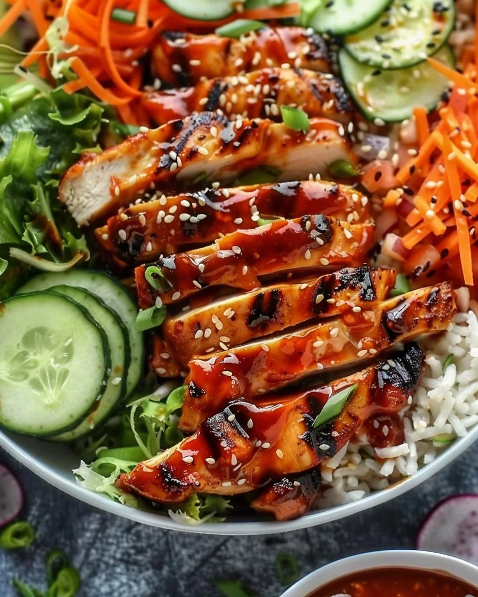 Korean BBQ Chicken Bowls: Your New Family Favorite Dinner!