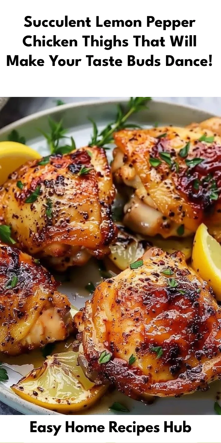 Lemon Pepper Chicken Thighs
