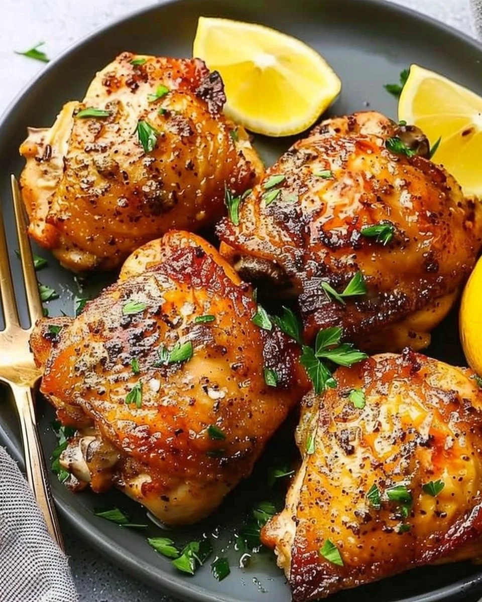 Lemon Pepper Chicken Thighs