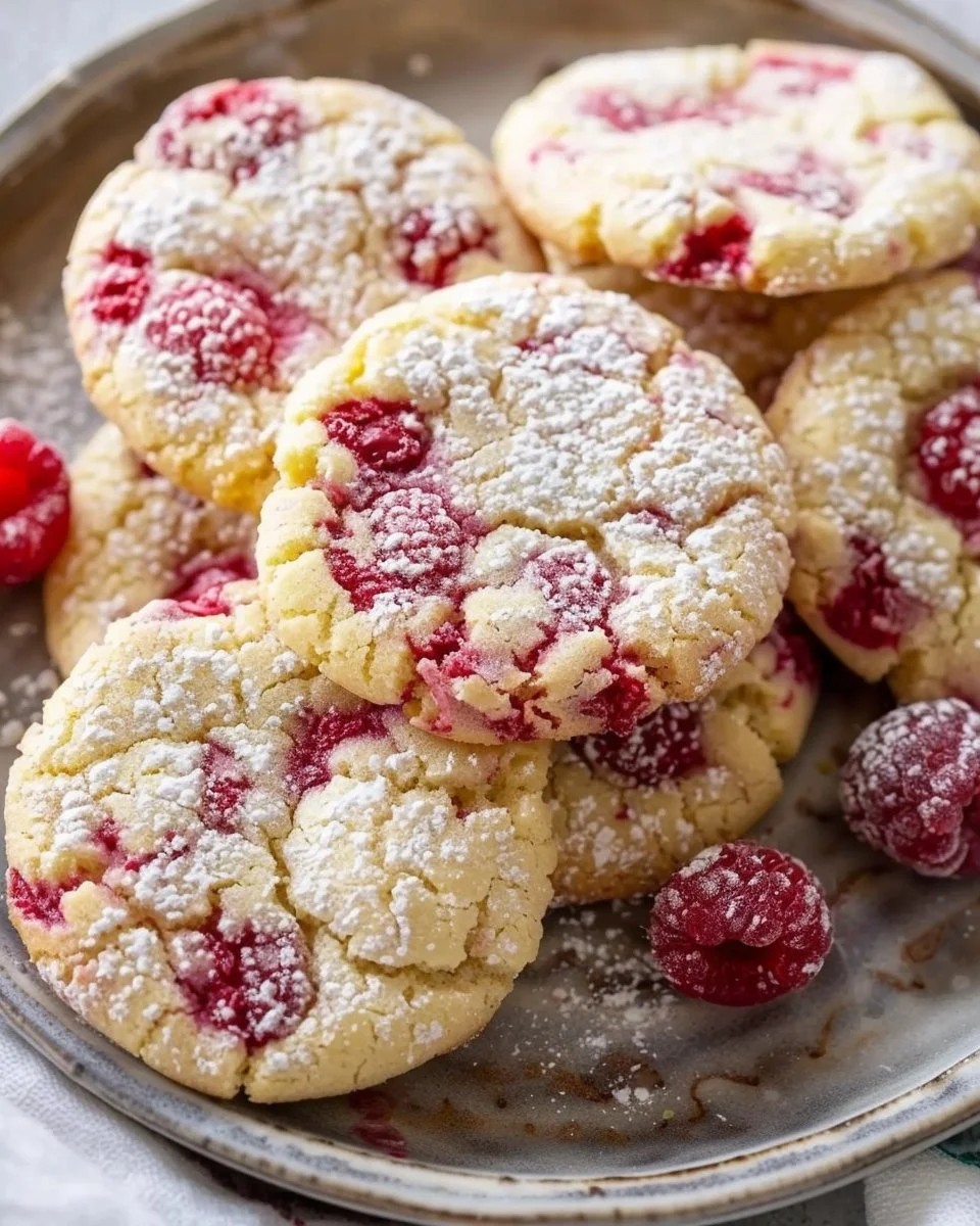 Lemon Raspberry Cookies