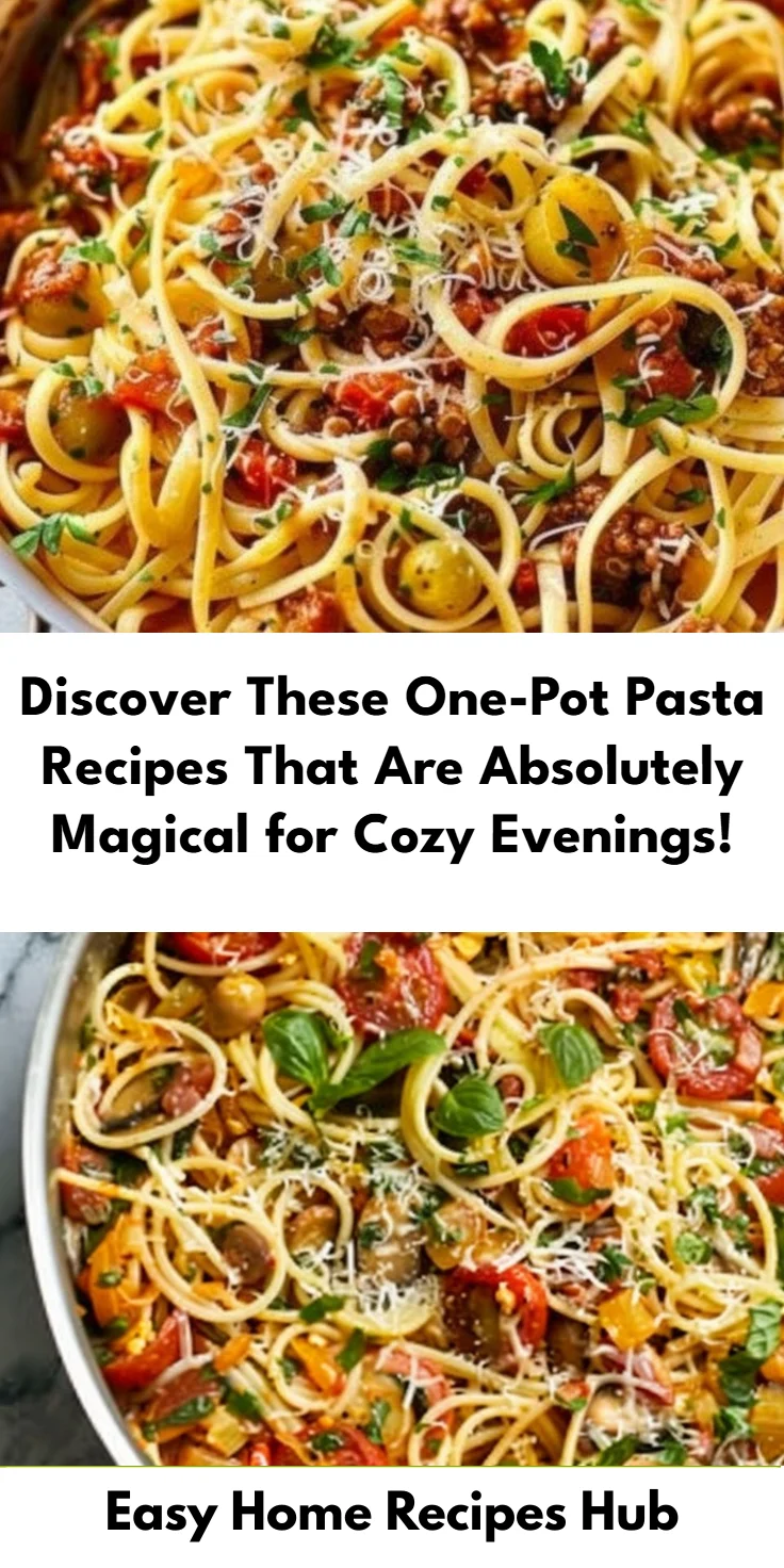 Magical One-Pot Pasta Recipes