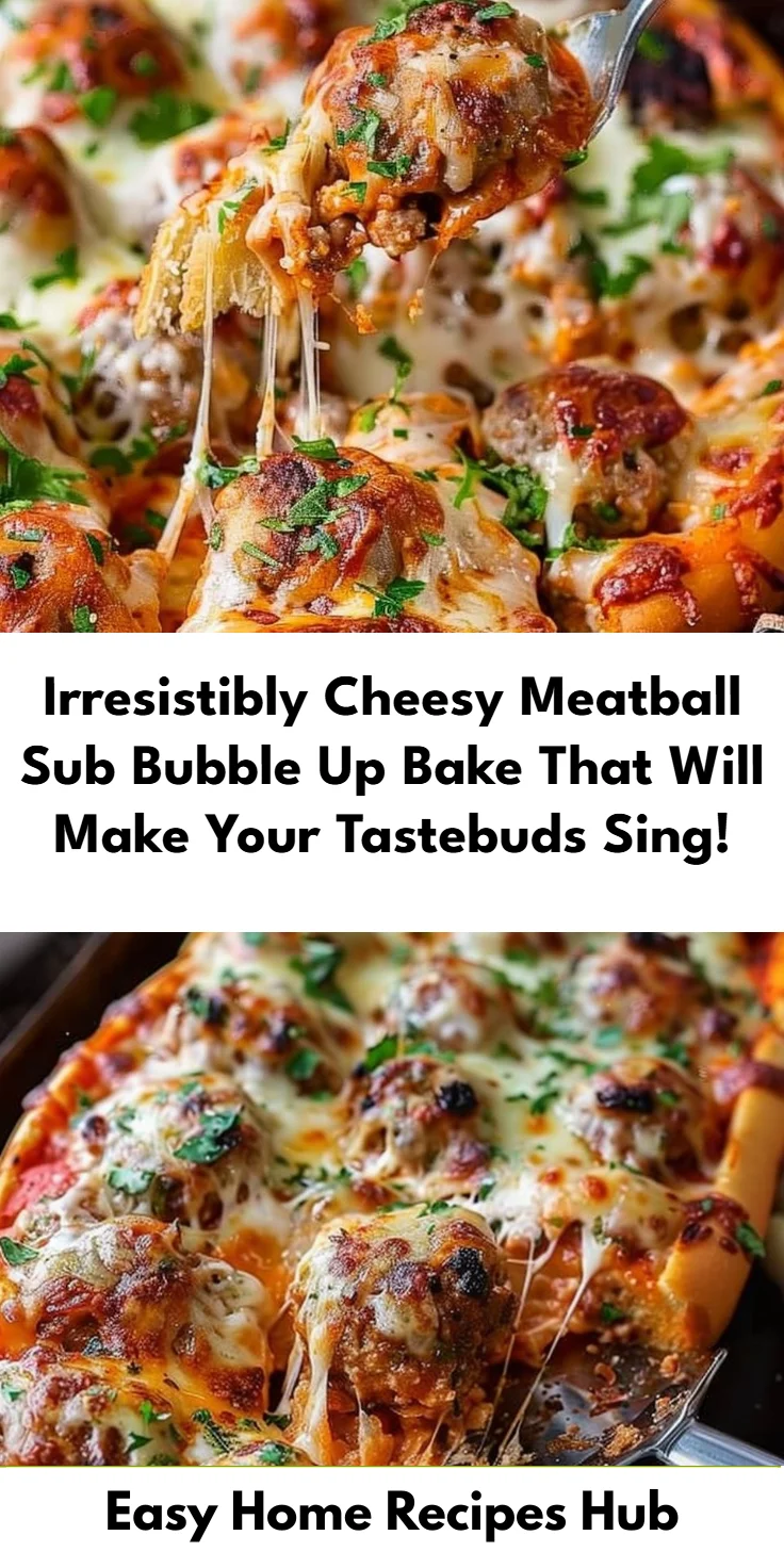 Meatball Sub Bubble-Up Bake Recipe
