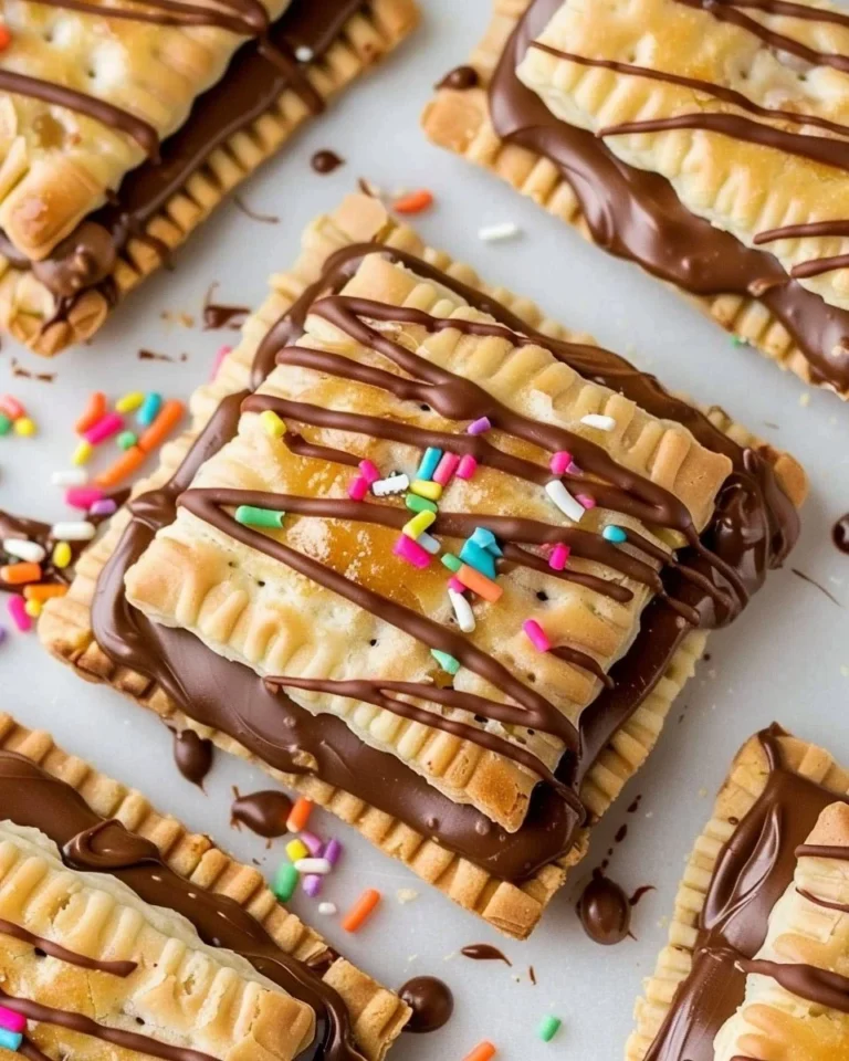 Nutella Pop-Tarts: chocolate-filled breakfast pastries for a sweet morning treat