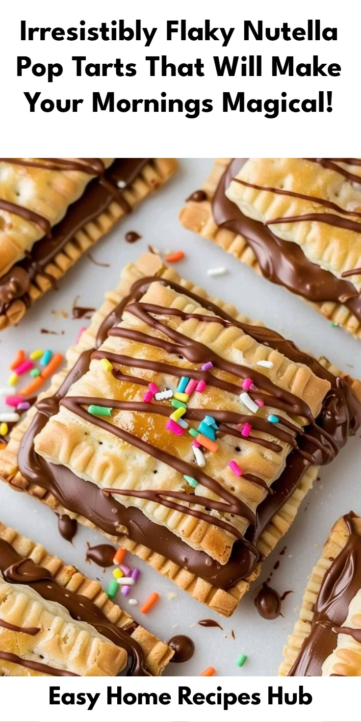 Nutella Pop-Tarts: Chocolate-Filled Breakfast Pastries