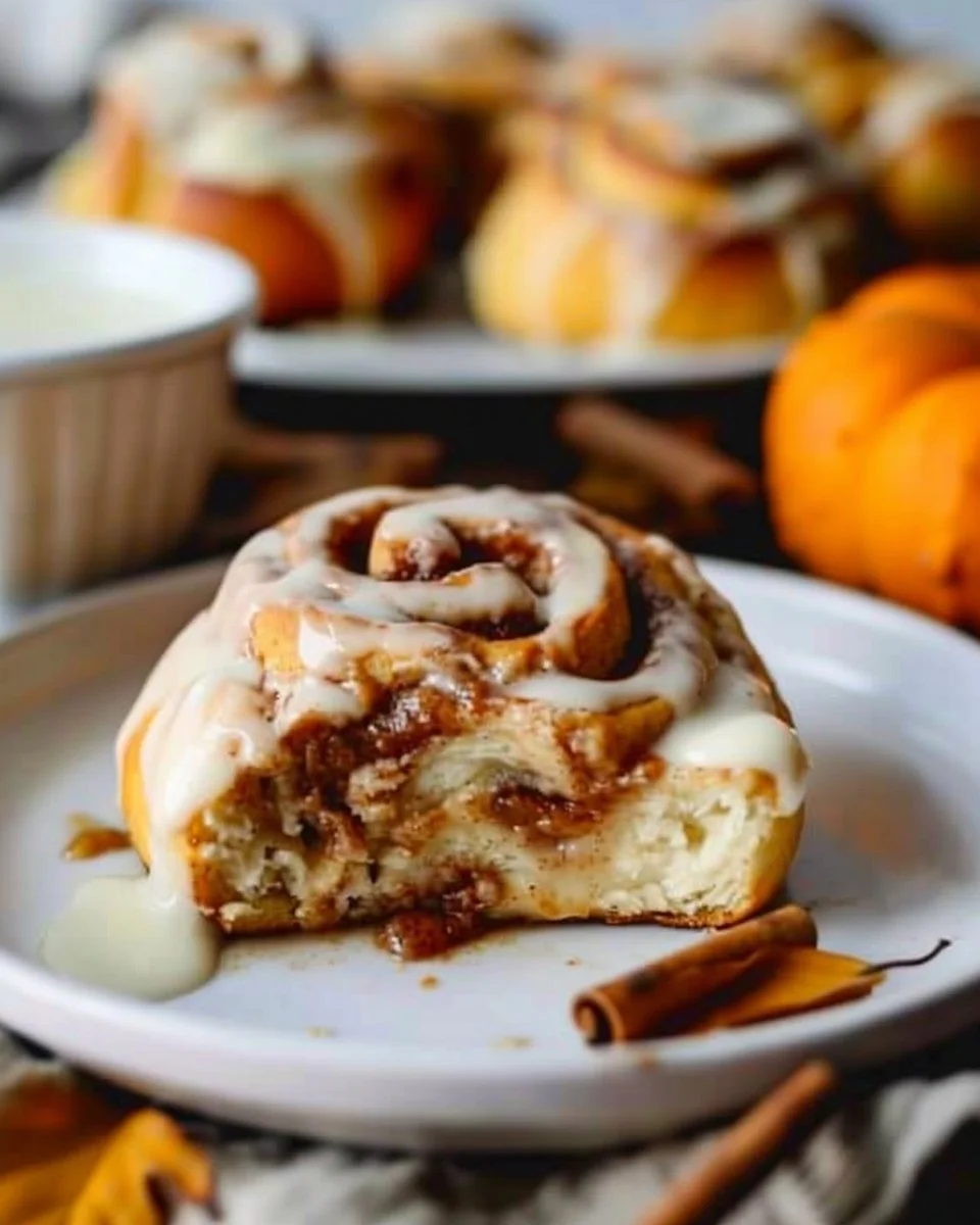 Pumpkin Cinnamon Rolls