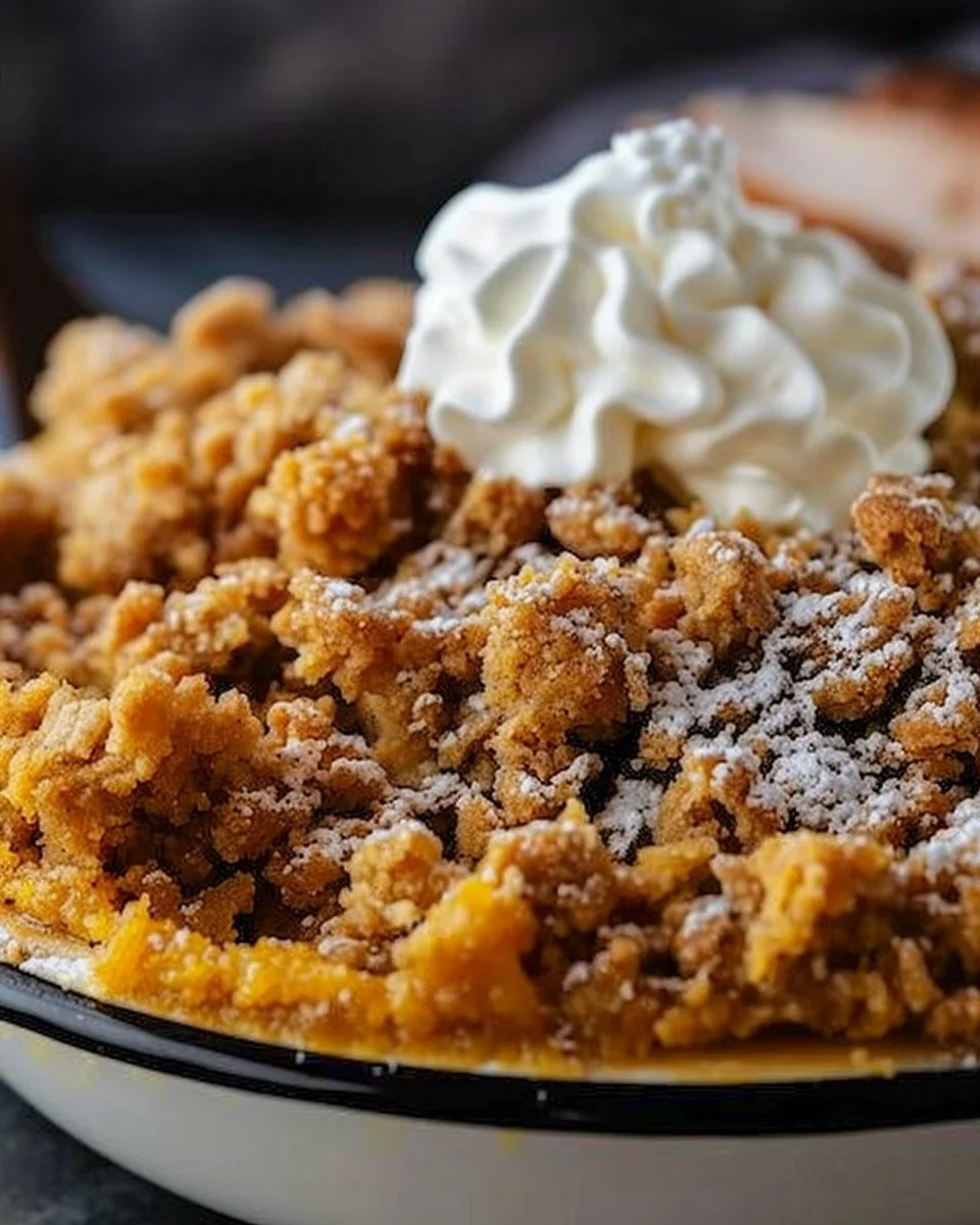 Pumpkin Pie Crisp Recipe | Delicious Thanksgiving Dessert | Things to bake thanksgiving, Fall dessert cooking, Healthy fall pumpkin dish