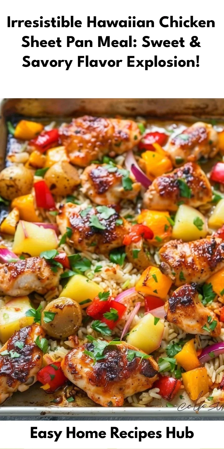 Sheet Pan Hawaiian Chicken Recipe