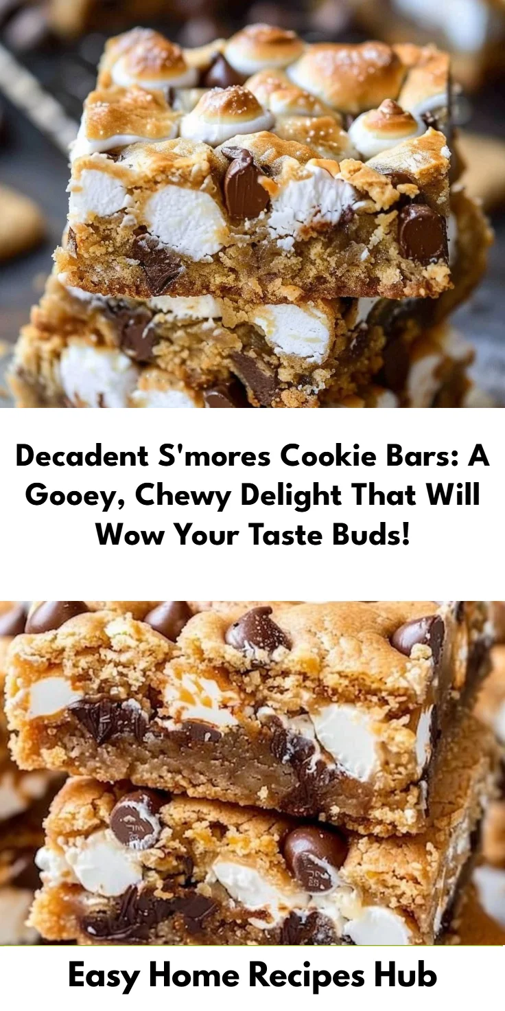 S'mores Cookie Bars