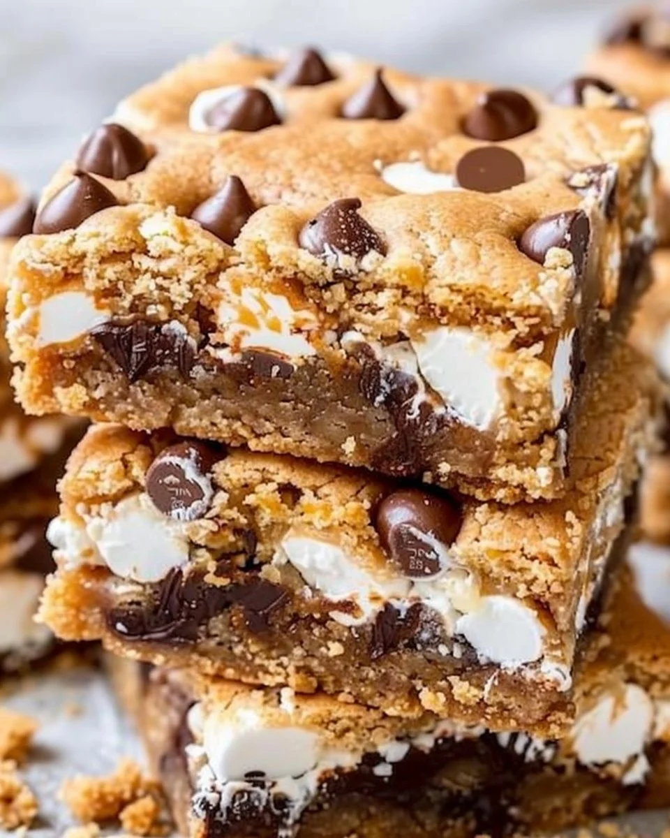 S'mores Cookie Bars