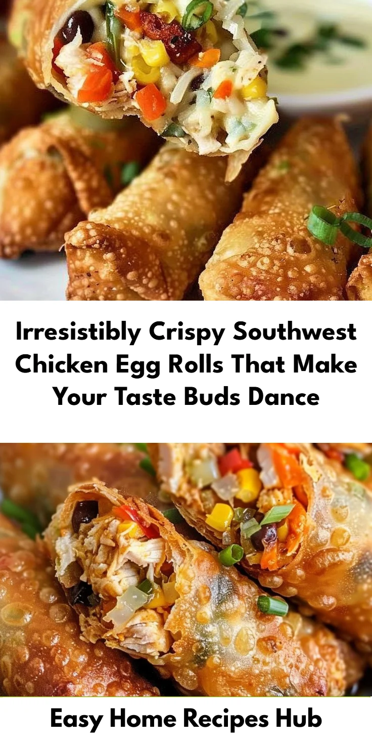 Southwest Chicken Egg Rolls