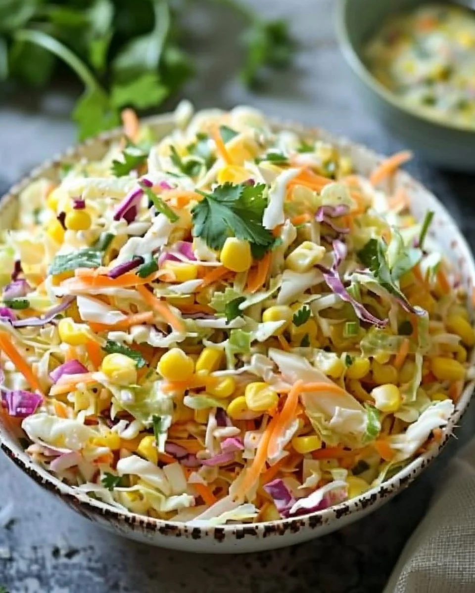 Spicy Corn Slaw: The Ultimate Summer Crunch That Delights