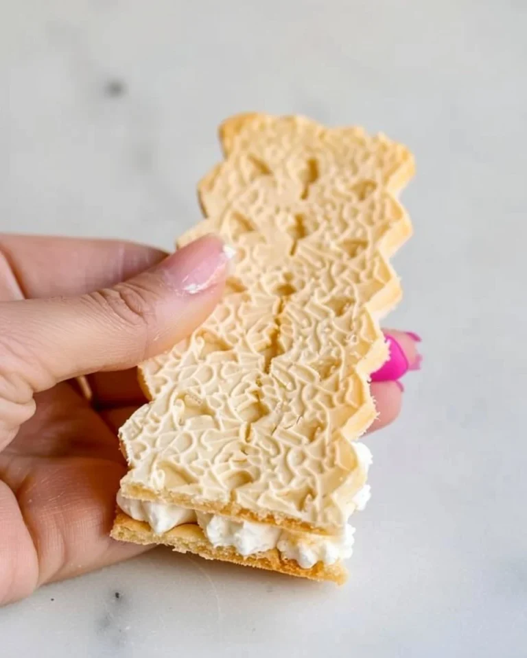 Delicious Sugar Wafer Pencil Cookies on a decorative plate