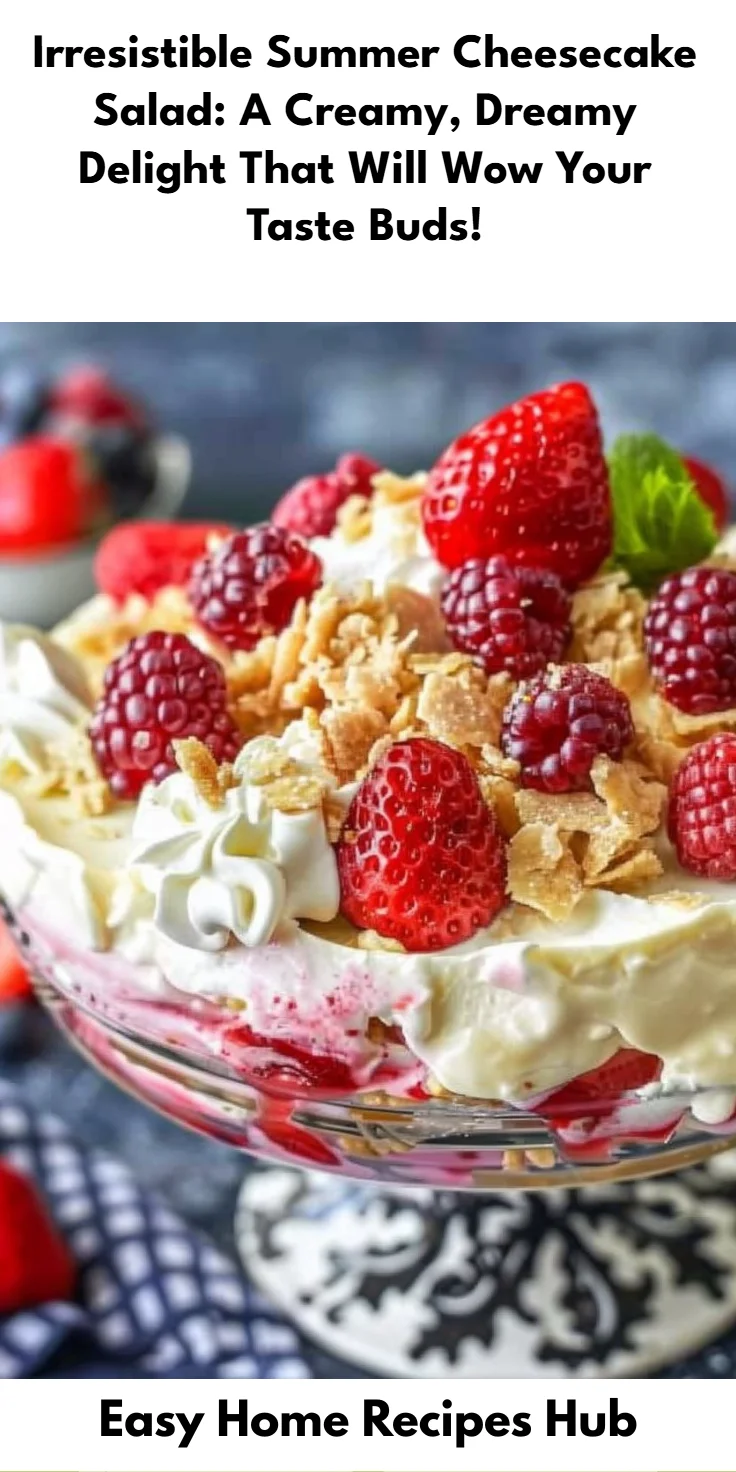 Summer Cheesecake Salad Recipe