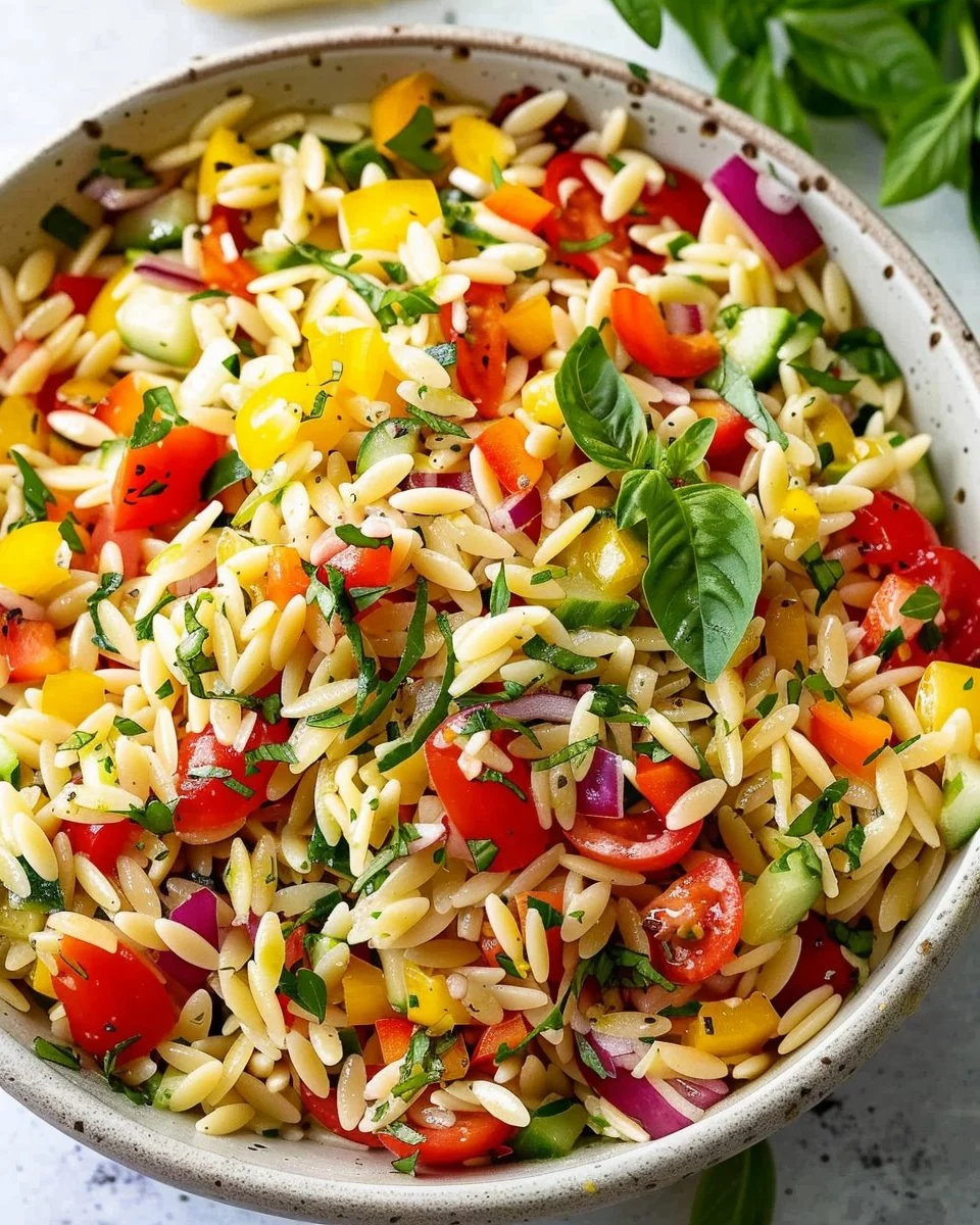 Summer Orzo Pasta Salad