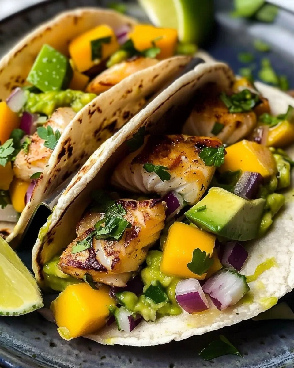How to Make Swordfish Tacos with Mango Avocado Salsa at Home